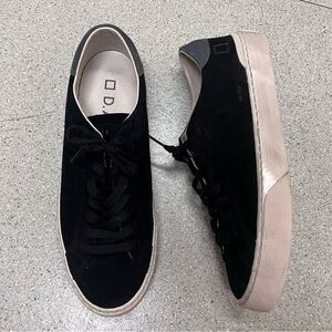 D.A.T.E. Hill Low Sneakers Black Suede Men’s 10